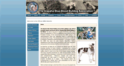 Desktop Screenshot of alapahabluebloodbulldogs.org